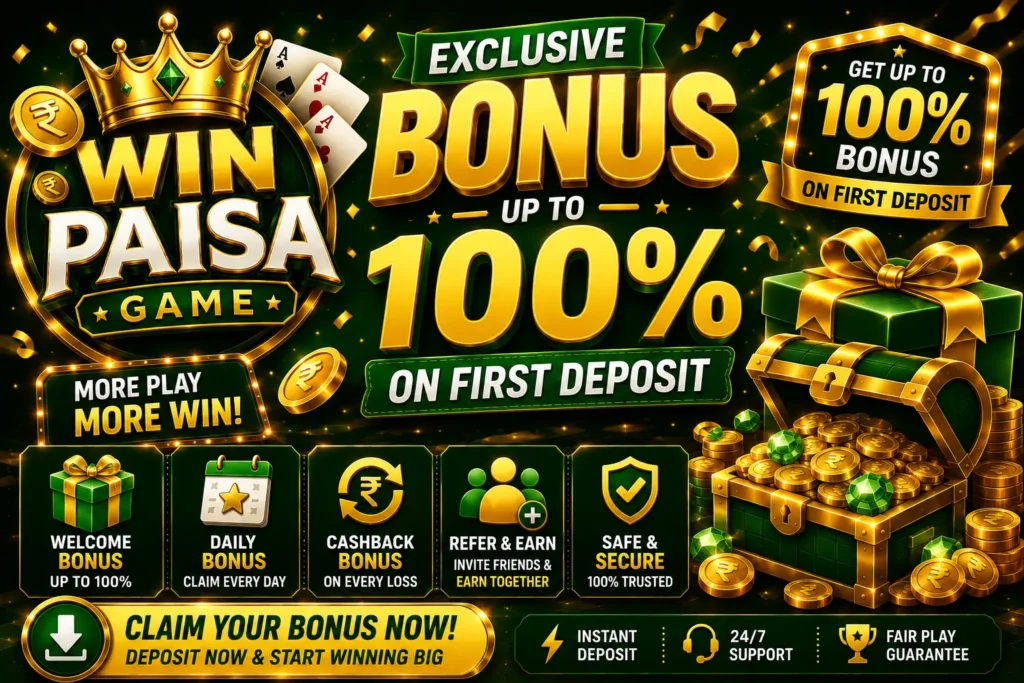 Win Paisa Game Extra Bonuses
